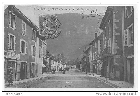 38 )FL) SAINT LAURENT DU PONT, Avenue De La Grande Chartreuse, ** - Saint-Laurent-du-Pont