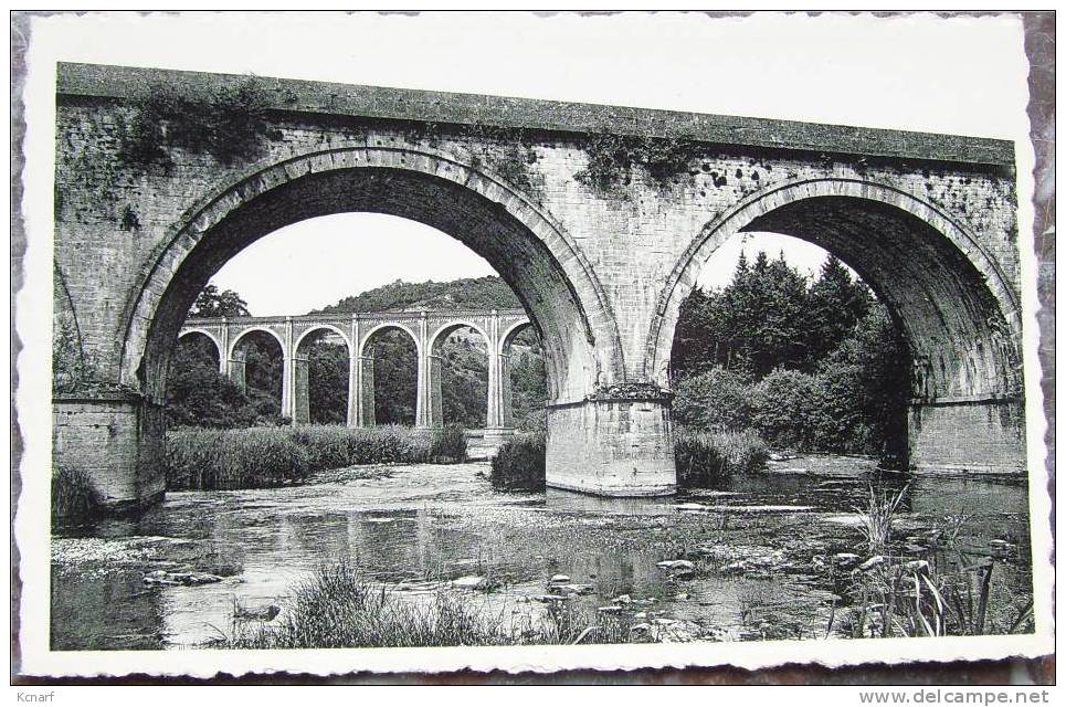 CP De HERBEUMONT S/SEMOIS " Pont De Conques Et Viaduc " . - Herbeumont