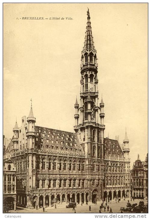 CPA Grand Format - Bruxelles - Hôtel De Ville - Altri & Non Classificati