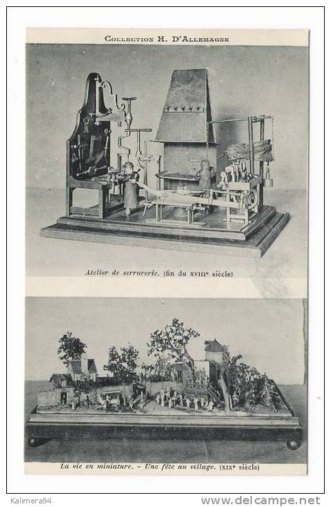 Collection  H. D´ ALLEMAGNE  ( Jouets XVIIIe Siècle ) / ATELIER DE SERRURERIE + LA VIE EN MINIATURE : FÊTE AU VILLAGE - Articles Of Virtu