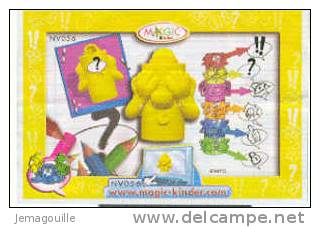 KINDER - NV056 - Figurine Avec Bpz * - Monoblocs