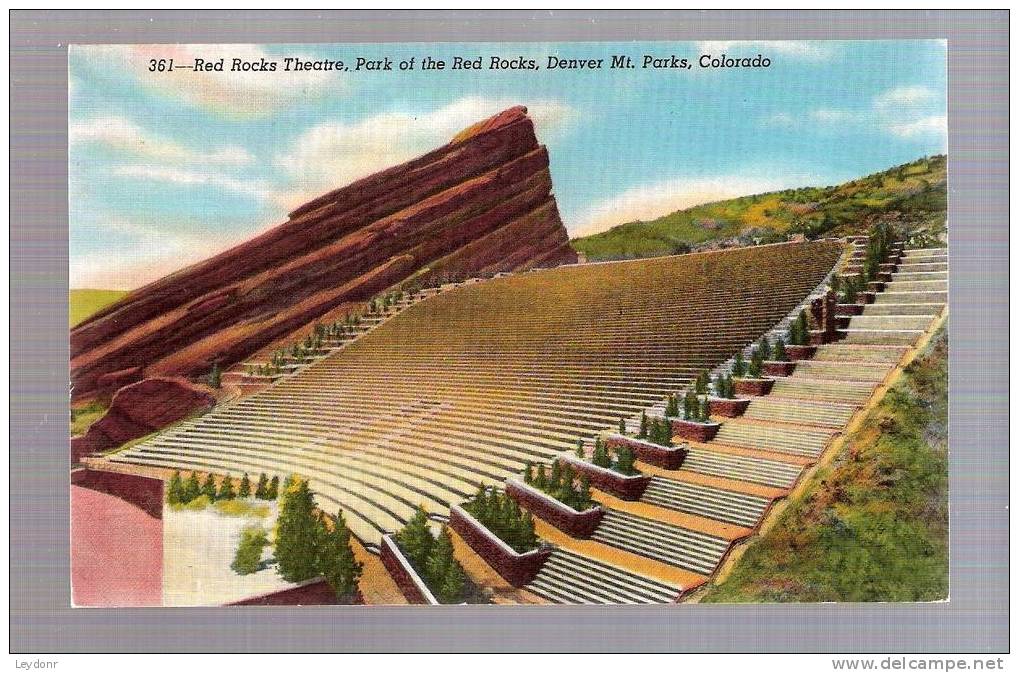 Red Rocks Theatre, Park Of The Red Rocks, Denver Mt. Parks, Colorado - Autres & Non Classés