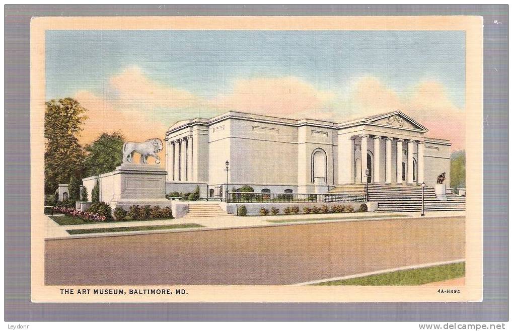 The Art Museum, Baltimore, Maryland 1940 - Baltimore