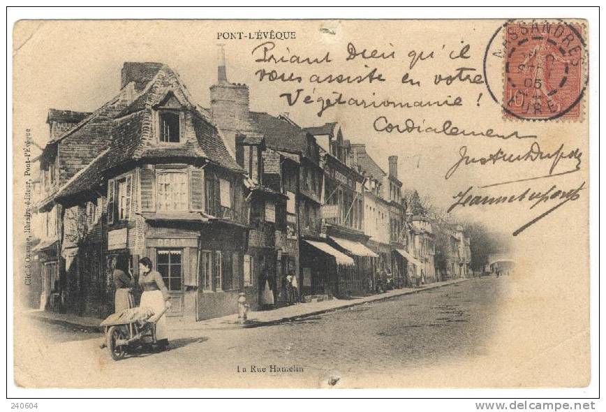 PONT-L'EVEQUE  --La Rue Hamelin - Pont-l'Evèque