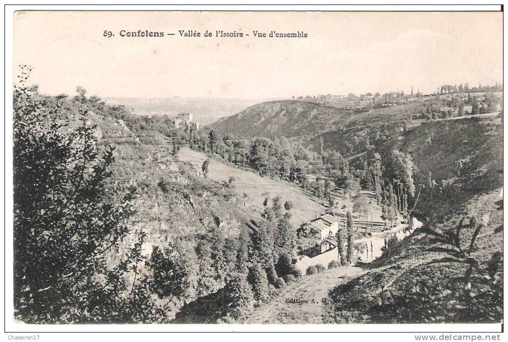 16 -  CONFOLENS  -   Vallée De L´Issoire - Vue D´ensemble - Confolens