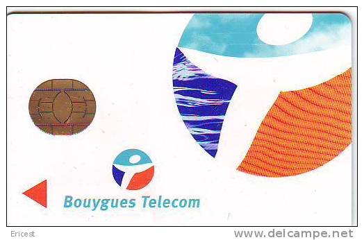 CARTE GSM BOUYGUES TELECOM  ETAT MOYEN (Carte Avec Un Pli Au Centre) - Mobicartes (GSM/SIM)