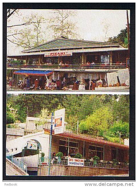 Postcard Andy's "Pizani" Restaurant Cafe Bar Pano Platres Cyprus - Ref 175 - Chypre