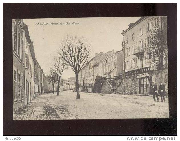 Lorquin Grand'rue édit.jacques Animée  Belle Carte - Lorquin