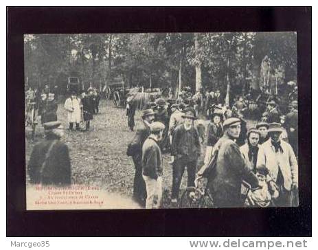 Beaumont Le Roger Chasse St Hubert Au Rdv De Chasse édit.pasquis Frauli N° 7 Animée Belle Carte - Beaumont-le-Roger