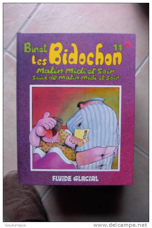 LES BIDOCHONS MATIN MIDI ET SOIR SUIVI DE MATIN MIDI ET SOIR T11    BINET   Fluide Glacial - Bidochon, Les