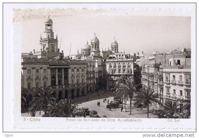 Cadiz  3 Plaza  De San Juan De Dios  Ayuntamiento  Ed Sur - Cádiz