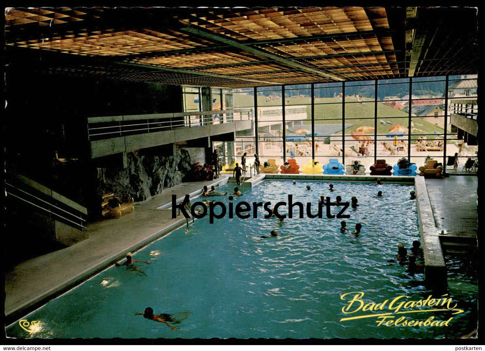 ÄLTERE POSTKARTE BAD GASTEIN FELSENBAD Bad Piscine Swimming Pool Schwimmbad Baths Cpa Postcard AK Ansichtskarte - Bad Gastein