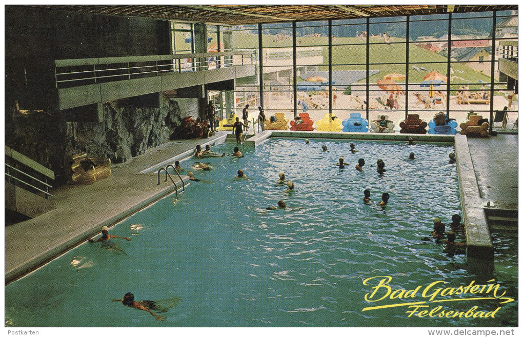 ÄLTERE POSTKARTE BAD GASTEIN FELSENBAD Bad Piscine Swimming Pool Schwimmbad Baths Cpa Postcard AK Ansichtskarte - Bad Gastein