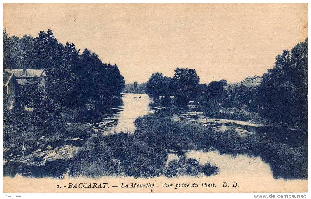 54 BACCARAT Bords De Meurthe, Vue Prise Du Pont, Ed DD 2, 191? - Baccarat