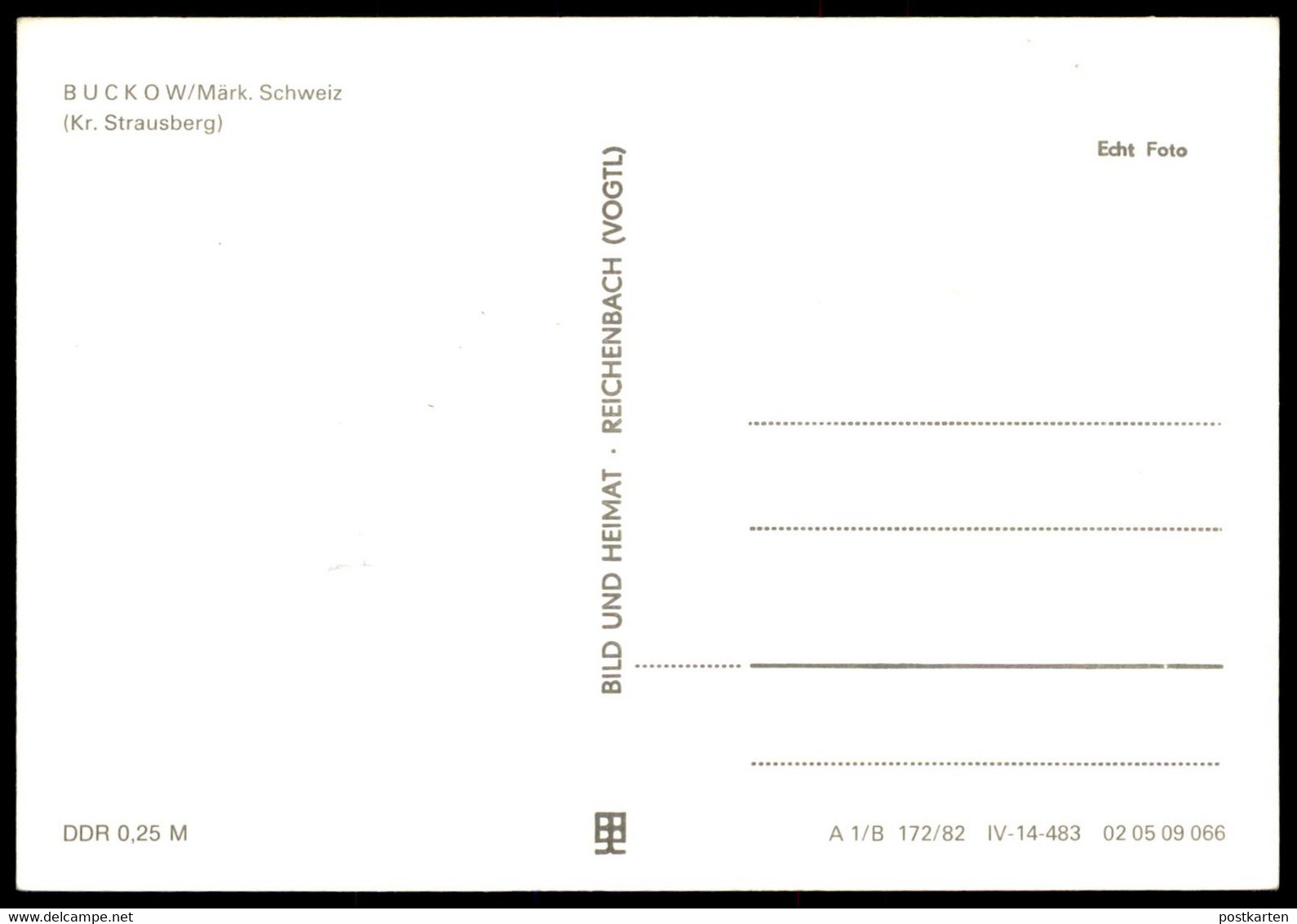 ÄLTERE POSTKARTE BUCKOW MÄRKISCHE SCHWEIZ SCHWÄNE SCHWAN Brandenburg Kreis Strausberg Cpa Postcard AK Ansichtskarte - Buckow