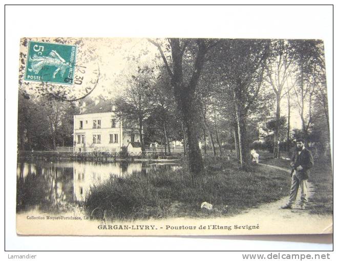 CPA 93 - GARGAN LIVRY - Etang Sévigné - Livry Gargan