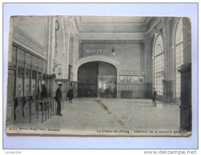 CPA SUISSE - La Chaux-de-Fonds - Intérieur De La Nouvelle Gare - La Chaux