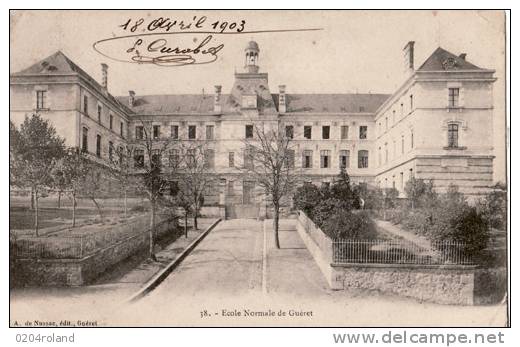 Guéret - Ecole Normale - Carte Précurseur - Guéret