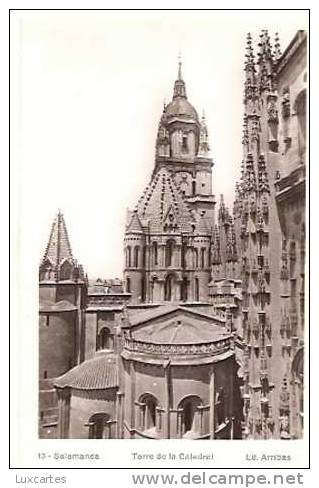 13. SALAMANCA.  TORRE DE LA CATEDRAL.   /  ED. ARRIBAS. - Salamanca