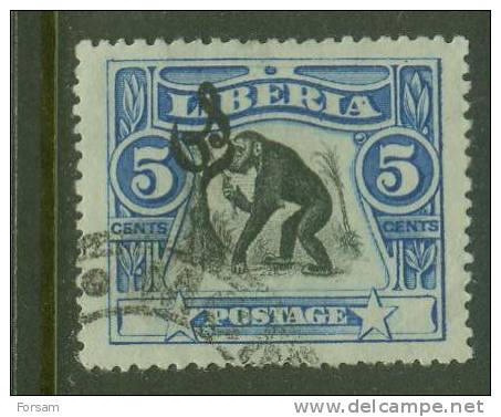 LIBERIA..1906..Michel# 44...used...Dienstmarken. - Liberia