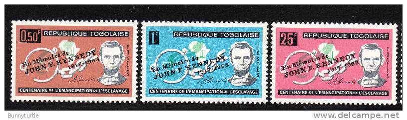 Togo 1964 Issued In Memory Of John F. Kennedy MNH - Kennedy (John F.)