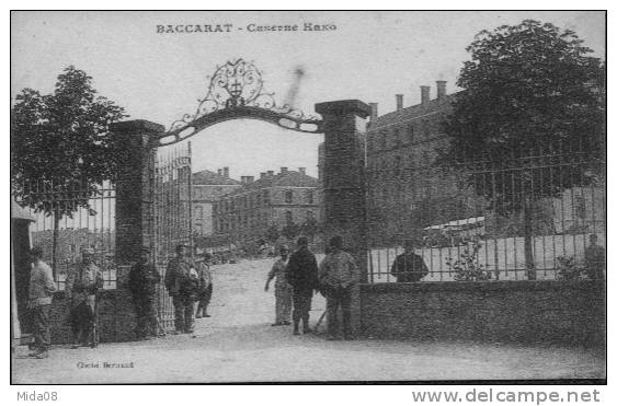 54. BACCARAT.    CASERNE HAXO. Materiel. - Baccarat