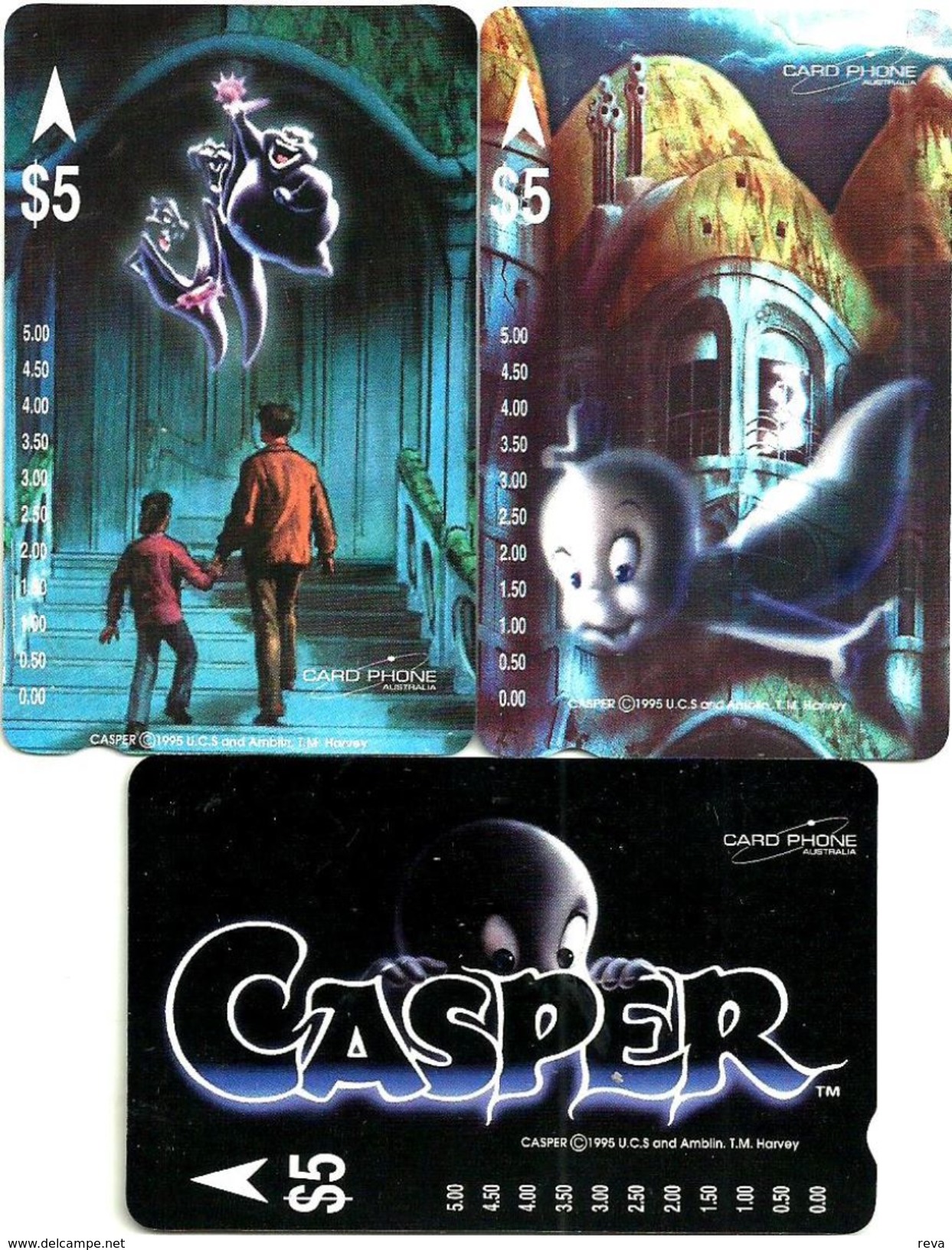 AUSTRALIA $5 CASPER THE MOVIE FILM MAN AND CHILD 1000 ONLY !!!! TAMURA MINT READ DESCRIPTION CAREFULLY !! - Australia