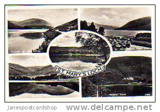 Real Photo PCd --Multi-View Of St Mary's Loch--Selkirkshire--The BORDERS--Scotland - Selkirkshire