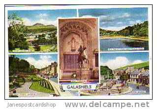 PCd --Multi-View GALASHIELS--Selkirkshire--The BORDERS--Scotland - Selkirkshire