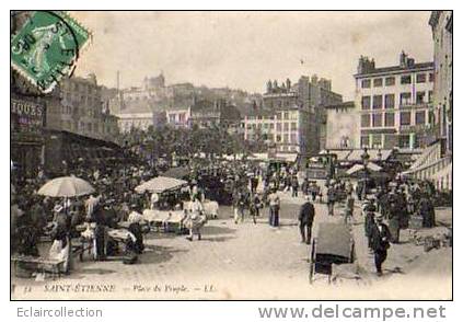 Saint Etienne.    42   .Marché.Place Du Peuple - Saint Etienne