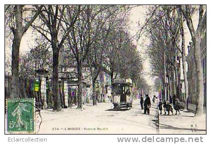 LIMOGES ...Tramway.. Avenue Baudin - Limoges