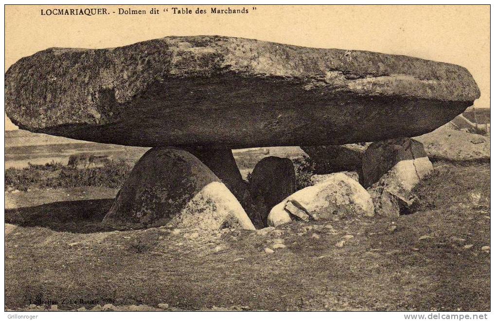 LOCMARIAQUER (dolmen "table Des Marchands") - Dolmen & Menhire