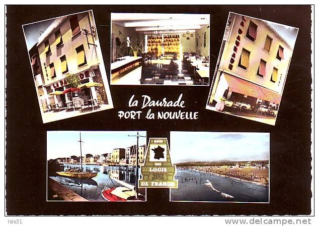 Dép 11 - T607 - Port La Nouvelle - La Daurade - Hôtel  " Daurade "- Multivues - Bon état - Semi Moderne Grand Format - Port La Nouvelle