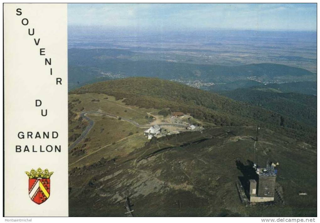 Vosges. Le Grand Ballon. Hôtel 'Le Grant Ballon' Resto 'Vue Des Alpes' Monument Des Diables Bleus. La Routes Des Crêtes. - Alsace