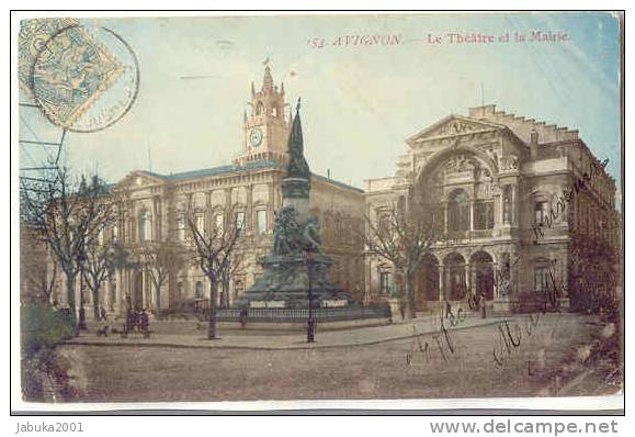 #019 FRANCE AVIGNON OPERA HOUSE THEATER  OLD POSTCARD - Avignon