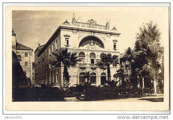 #027 CROATIA SPLIT  OPERA HOUSE THEATER OLD POSTCARD - Croatia