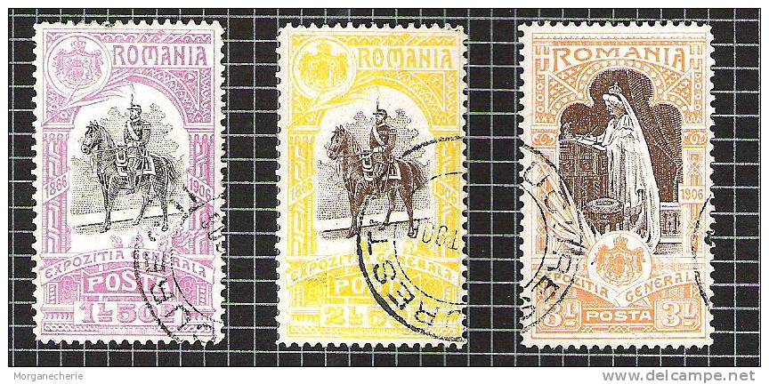 ROMANIA, 1906, MI 197-207 COMPLET @ - Used Stamps