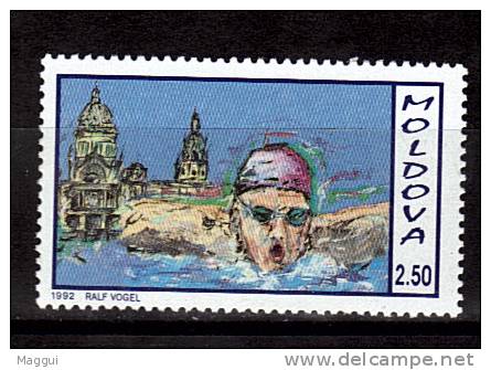 MOLDAVIE  N° 21 **  Jo 1992  Natation - Zwemmen