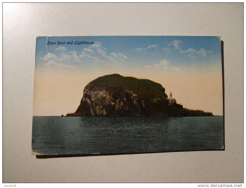 Bass Rock And Lighthouse. - East Lothian