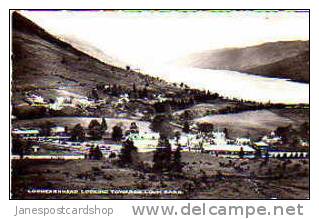 Real Photo PCd. LOCHEARNHEAD RAILWAY STATION - Looks Towards Loch Earn-- Perthshire-- SCOTLAND - Perthshire