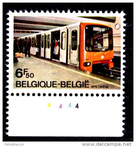 BELGIQUE - COB - 1826** Bdf Avec N° De Planche ( 4 ) - Tranvie