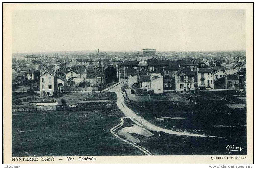 92  - NANTERRE - VUE D'ENSEMBLE - VILLA - MAISON BOURGEOISE - Nanterre