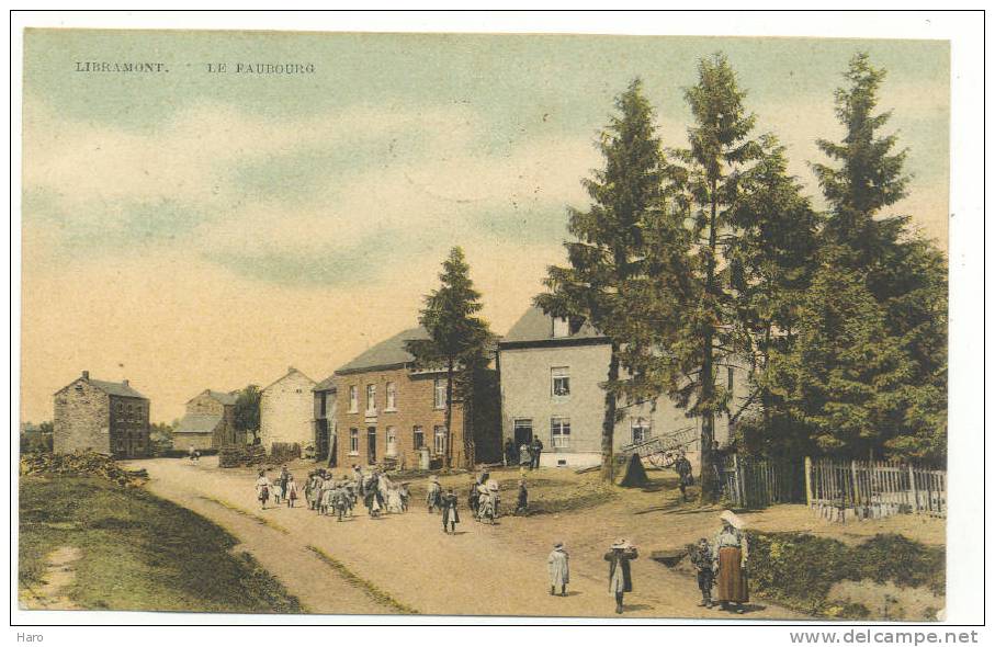 LIBRAMONT - Le Faubourg - Carte Colorisée (1085)rl - Libramont-Chevigny