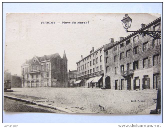 CPA - 42 - FIRMINY - Place Du Marché - Firminy