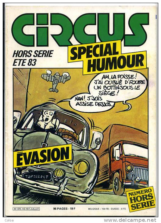 CIRCUS Hors Série Spécial Humour 1983 - Circus