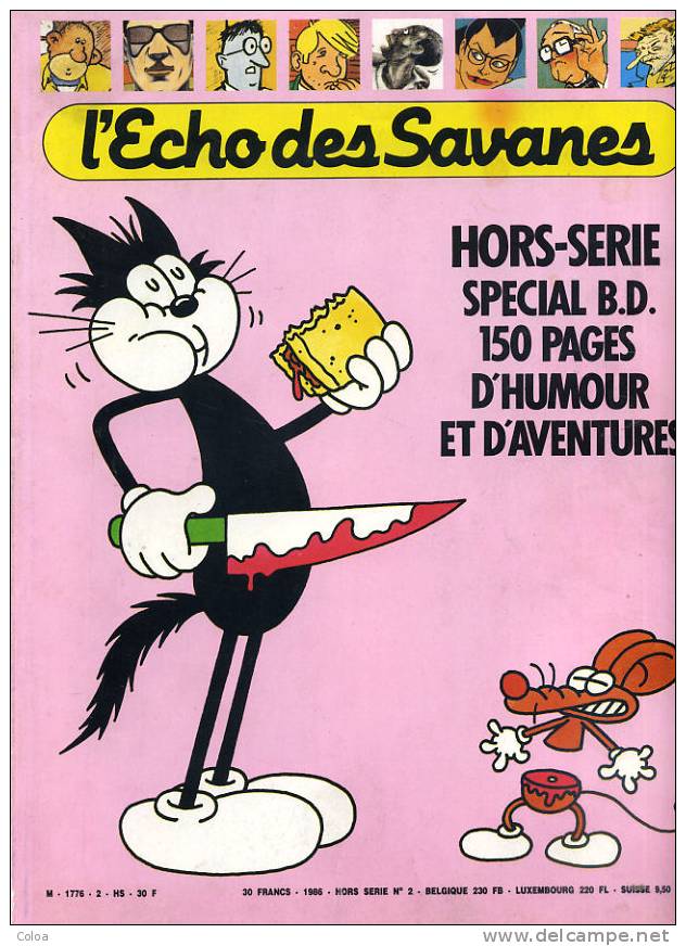 L'Echo Des Savanes Hors Série Spécial BD 1986 - Circus