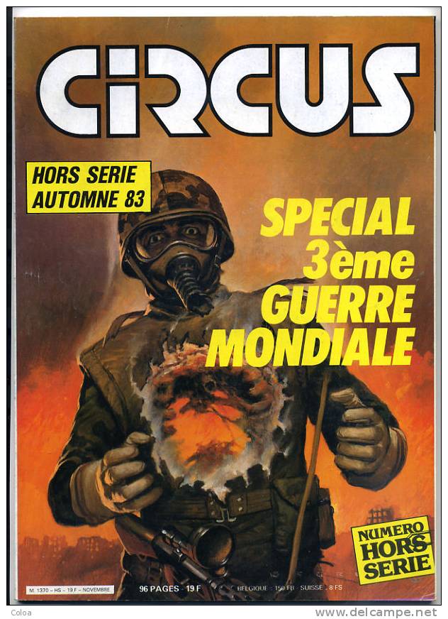 CIRCUS Hors Série Spécial Troisième Guerre Mondiale 1983 - Circus