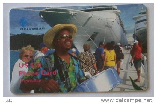 CRUISING SHIP  (  British Virgin Islands - Chip Card  ) *** Bateau - Navire - Buque - Barco - Schiff - Nave * - Vierges (îles)