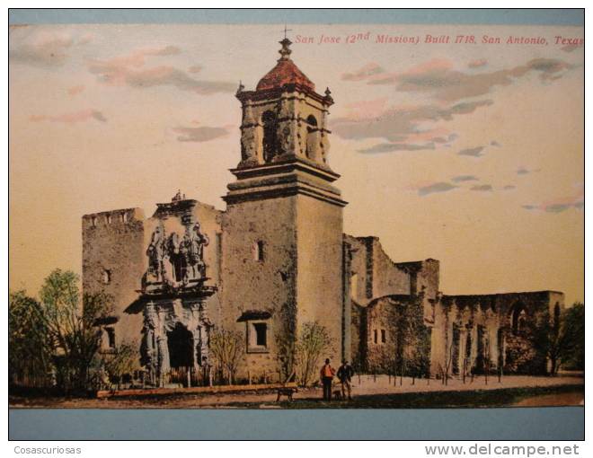 9815  UNITED STATES  ESTADOS UNIDOS   SAN ANTONIO  TEXAS MISSION SAN JOSE   AÑOS / YEARS / ANNI  1900 - San Antonio