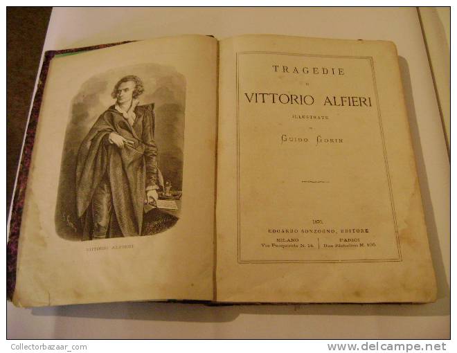 TRAGEDIE.  ALFIERI  VITTORIO - Théâtre